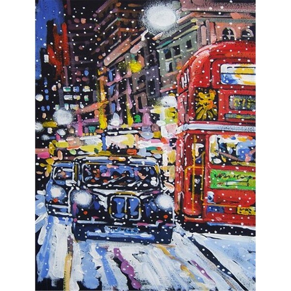 Patioplus London Snow by Roy Avis Flag Canvas House Size - PA720200