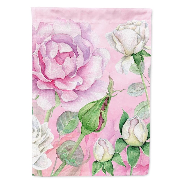 Carolines Treasures Rose Garden Flag Canvas House Size - BB7447CHF
