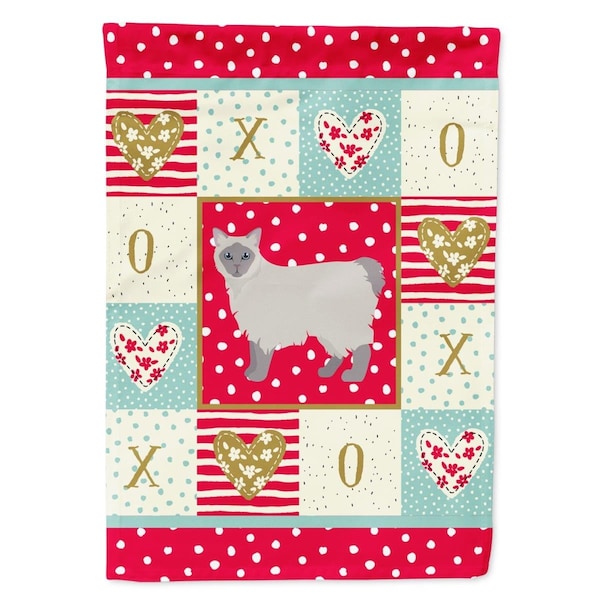 Carolines Treasures 11 x 0.01 x 15 in. Owyhee Bob No.1 Cat Love Garden Flag - CK5669GF