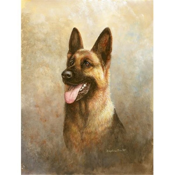 Carolines Treasures Carolines Treasures BDBA0464GF Alsatian German Shepherd Flag Garden Size - BDBA0464GF