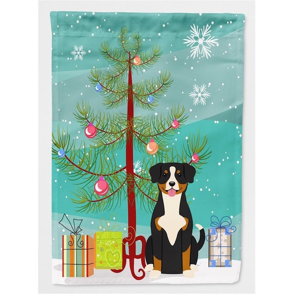 Patioplus Merry Christmas Tree Entlebucher Flag Garden Size - PA221829