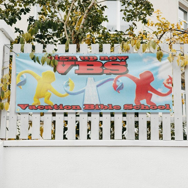 Signmission VBS Sign Up Now, 18 Inch x 48 Inch, Vinyl Banner - B-30910