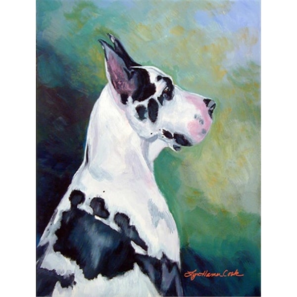 Carolines Treasures 28 x 40 In. Great Dane Flag Canvas- House Size - 7278CHF