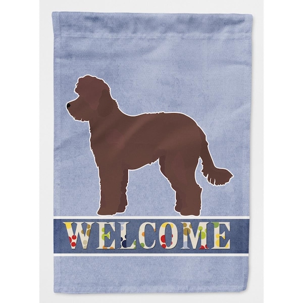 Carolines Treasures Whoodle No.1 Welcome Flag Canvas House Size - CK3786CHF