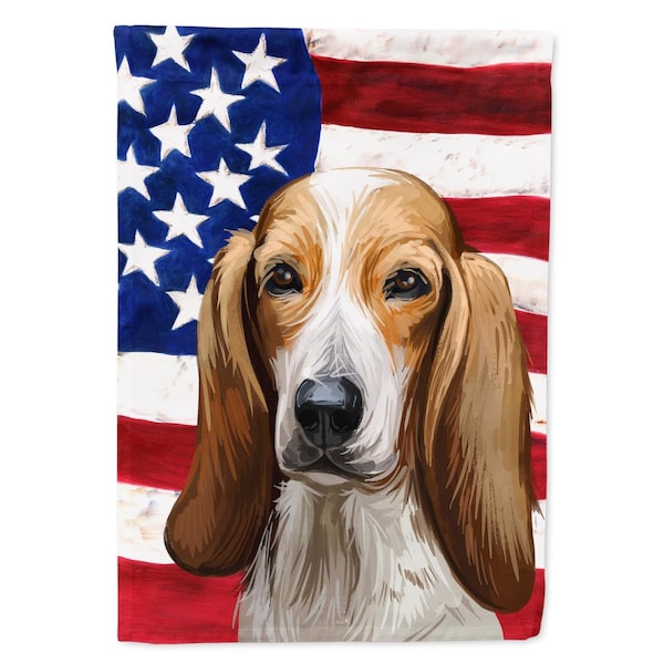 Patioplus Colombian Fino Hound Dog American Canvas House Flag - 28 x 0.01 x 40 in. - PA2900799