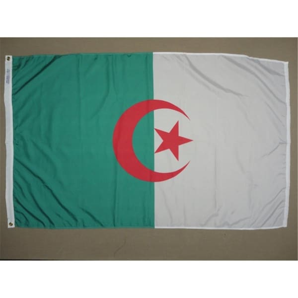 Ss Collectibles 3 ft. x 5 ft. Nyl-Glo Algeria Flag - SS165707