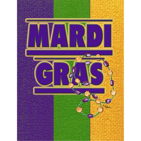 Carolines Treasures 11 x 15 In. Mardi Gras Flag- Garden Size - 8363GF