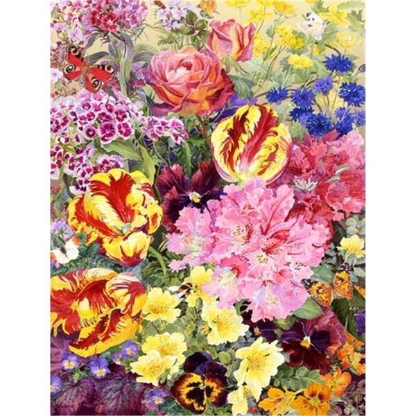 Patioplus Summer Floral by Anne Searle Flag Garden Size - PA2557611