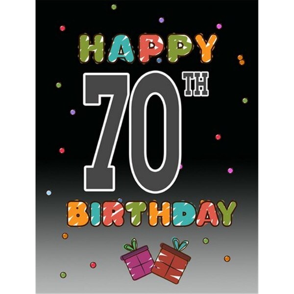 Carolines Treasures Happy 70Th Birthday Flag Garden Size - CJ1126GF