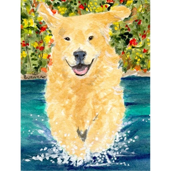 Patioplus 11 x 15 In. Golden Retriever Flag; Garden Size - PA730439