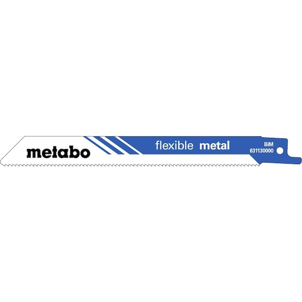 Metabo 6 in L x Sheets 2 to 8 mm, Profiles 10 to 100 mm Cutting Bi-Metal 2 PK - 631130000