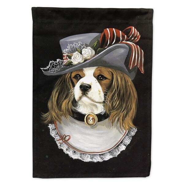Carolines Treasures 28 x 0.01 x 40 in. Cavalier Spaniel Stella Canvas House Flag - PPP3068CHF