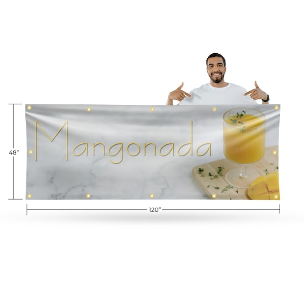 Signmission Mangonada, 48 Inch x 120 Inch, Vinyl Banner - B-120-30730