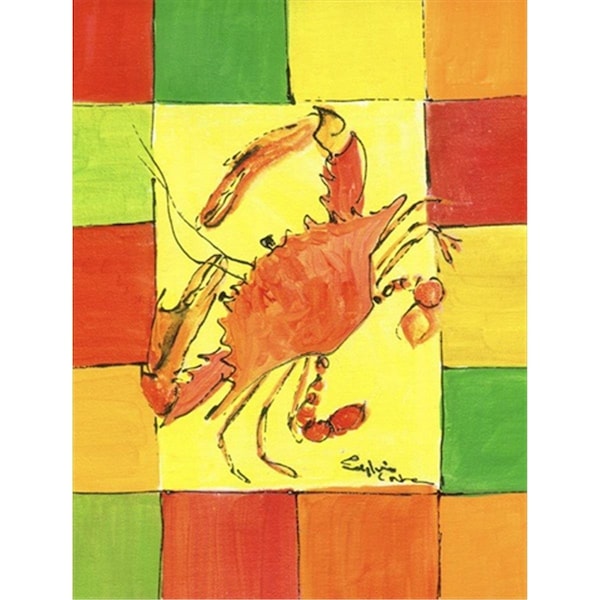 Patioplus 11 x 15 in. Crab Flag Garden Size - PA246857