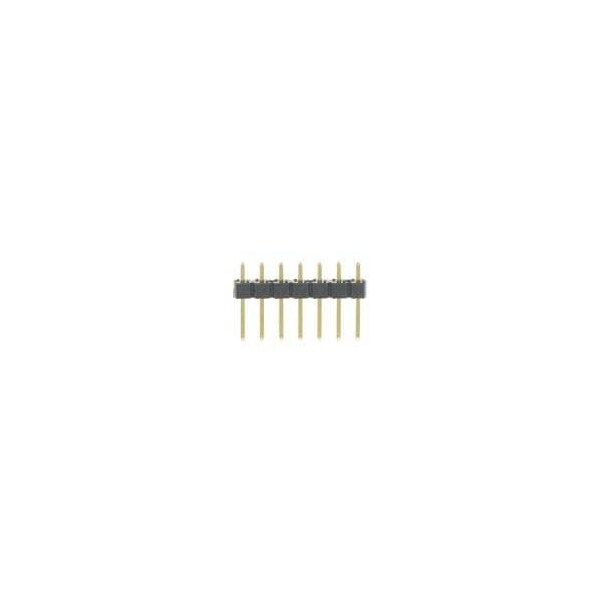 Conector de placa FCI, 36 contactos, 1 fila, macho, recto, paso de 0.1 pulgadas, terminal de soldadura, bloqueo - 75160-118-36LF