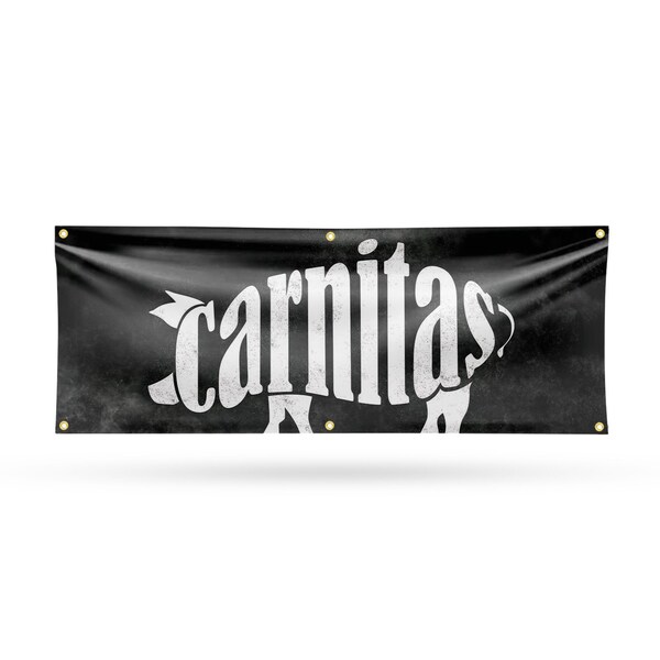 Signmission Carnitas, 24 Inch x 72 Inch, Vinyl Banner - B-72-30505