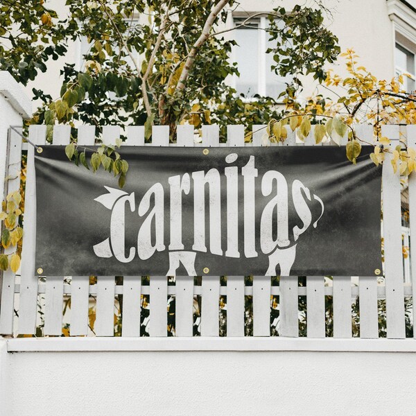Signmission Carnitas, 24 Inch x 72 Inch, Vinyl Banner - B-72-30505