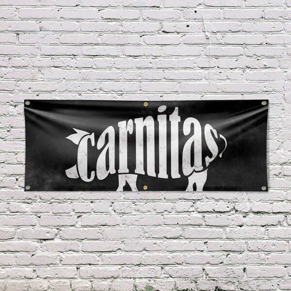 Signmission Carnitas, 24 Inch x 72 Inch, Vinyl Banner - B-72-30505