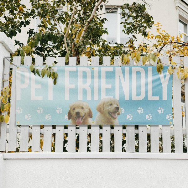 Signmission Pet Friendly, 24 Inch x 72 Inch, Vinyl Banner - B-72-30784