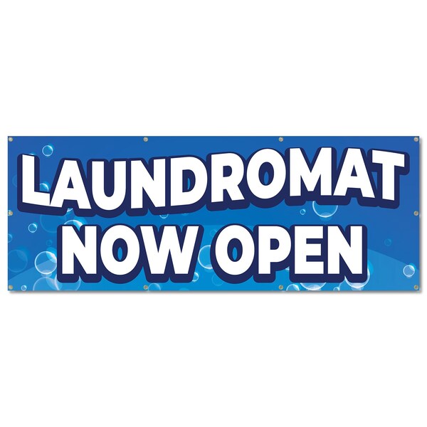 Signmission Laundromat, 36 Inch, Banner - B-96-30398