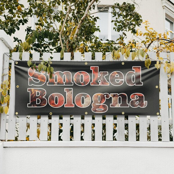 Signmission Smoked Bologna, 48 Inch x 120 Inch, Vinyl Banner - B-120-30861