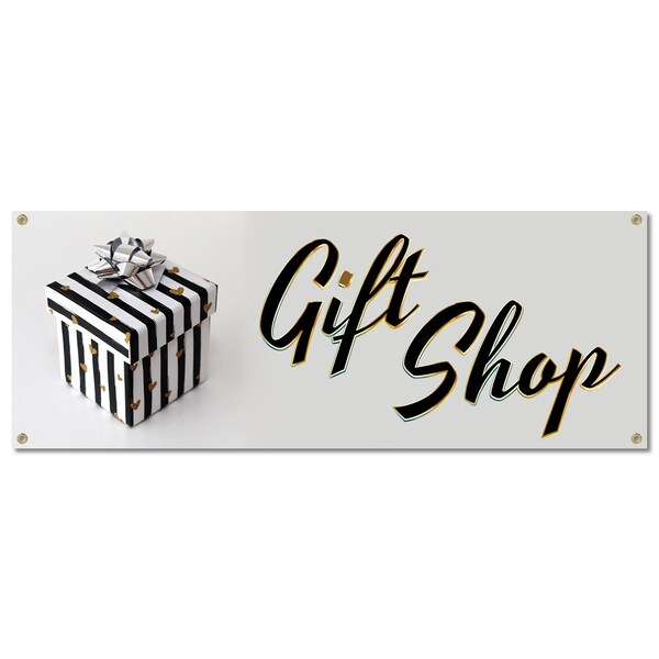 Signmission Gift Shop, 18 Inch, Banner - B-30381