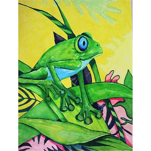 Carolines Treasures Summer Daze Frog Flag Garden Size - PJC1042GF