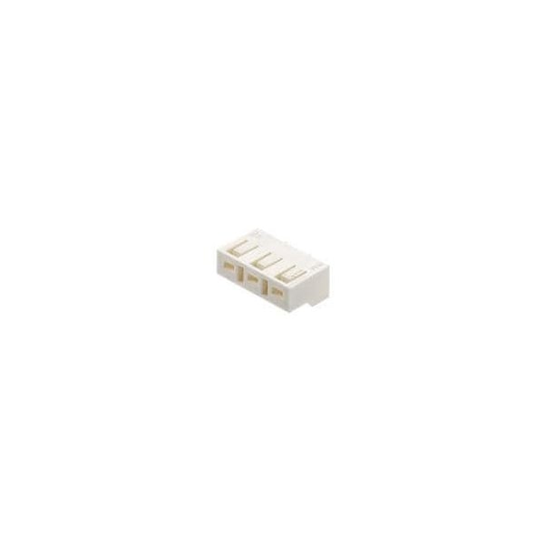 Conector de placa Molex, 6 contactos, 1 fila, hembra, recto, paso de 0.157 pulgadas, terminal de soldadura - 510360600