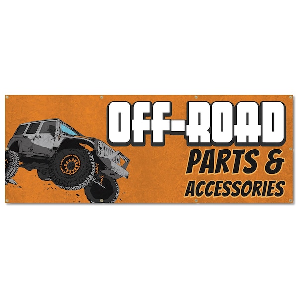 Signmission Off-Road Parts, 36 Inch, Banner - B-96-30405