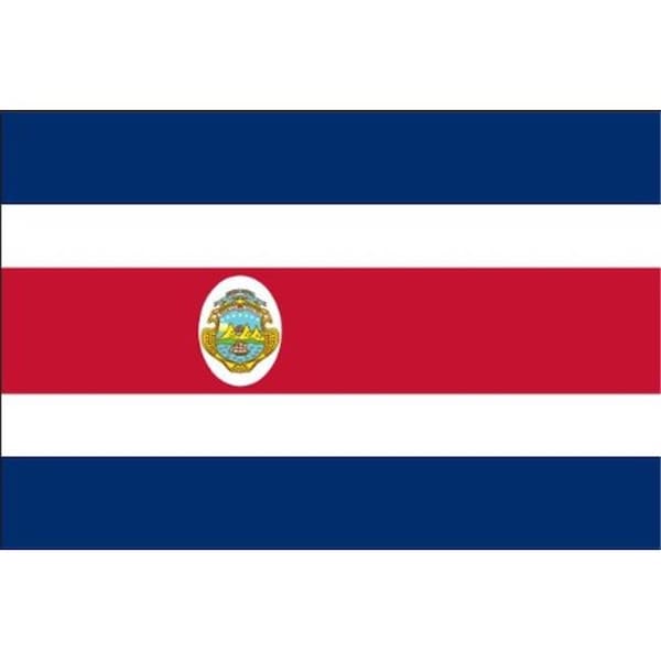 Annin Flagmakers Annin Flagmakers 191835 3 ft. x 5 ft. Nyl-Glo Costa Rica Flag - 191835