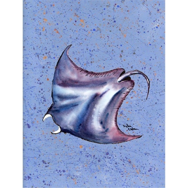 Carolines Treasures 28 x 40 in. Stingray Stingray Flag Canvas House Size - 8353CHF