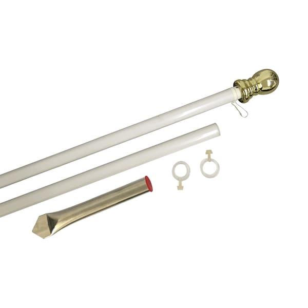 Global Flags Unlimited Rotating Aluminum Pole Kit 9'x1" - 208289