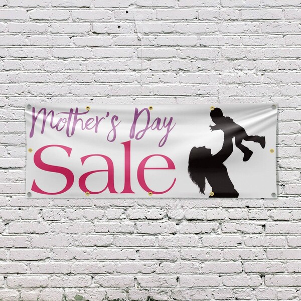 Signmission Mothers Day Sale, 48 Inch x 120 Inch, Vinyl Banner - B-120-30742