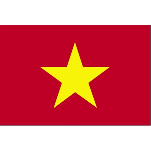 Ss Collectibles 5 ft. X 8 ft. Nyl-Glo Vietnam Flag - SS37455