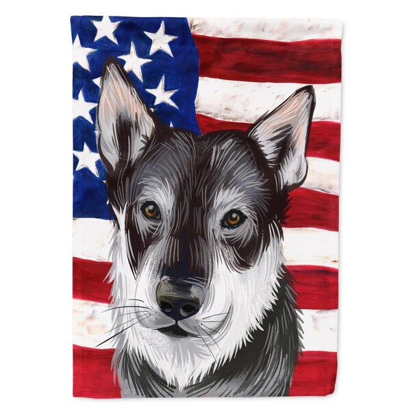 Carolines Treasures Jamthund American Canvas House Flag - 28 x 0.01 x 40 in. - CK6579CHF