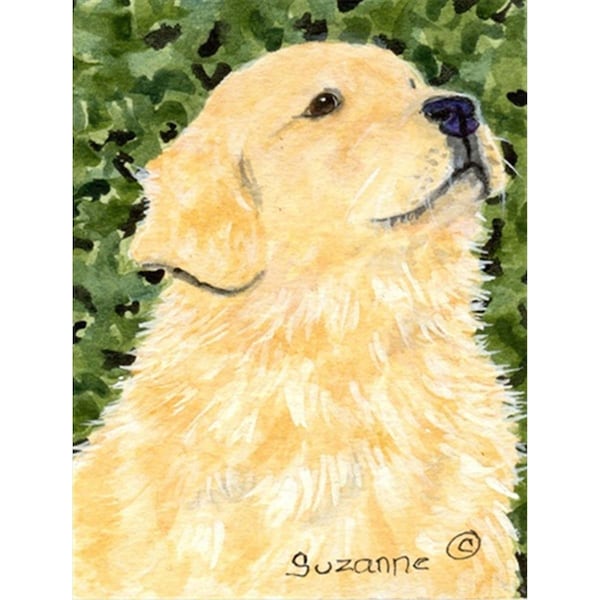 Patioplus 28 x 40 in. Golden Retriever House Size Canvas Flag - PA2554660