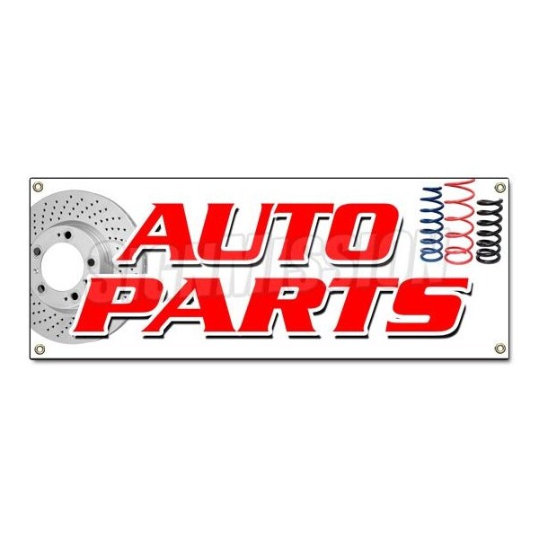 Signmission AUTO PARTS BANNER SIGN oem all brands remanufactured overhaul engines - B-AUTO PARTS