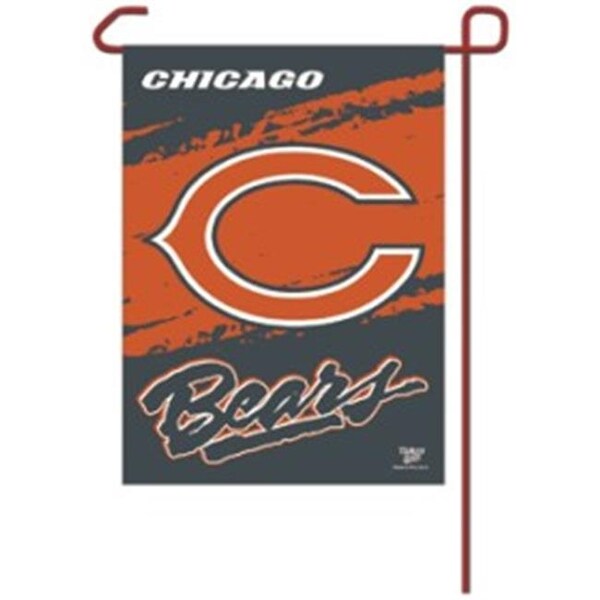 Caseys Chicago Bears Flag 12x18 Garden Style 2 Sided - 3208508363