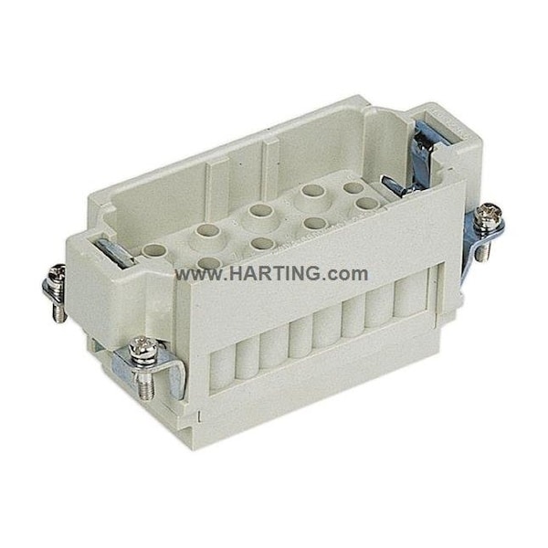 Inserto macho de 12 posiciones para conectores Harting Han Hsc - 09320123001