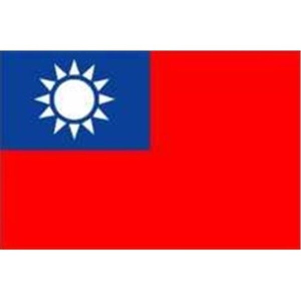 Annin Flagmakers Annin Flagmakers 191690 2 ft. X 3 ft. Nyl-Glo Taiwan Flag - 191690