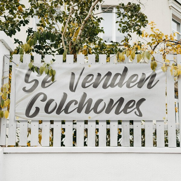 Signmission Se Venden Colchones, 24 Inch x 72 Inch, Vinyl Banner - B-72-30850
