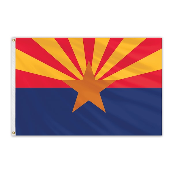 Global Flags Unlimited Arizona Outdoor Nylon Flag 5'x8' - 200102
