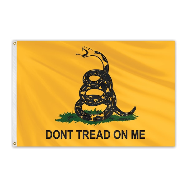 Global Flags Unlimited Gadsden Outdoor Nylon Flag 4'x6' - 203838