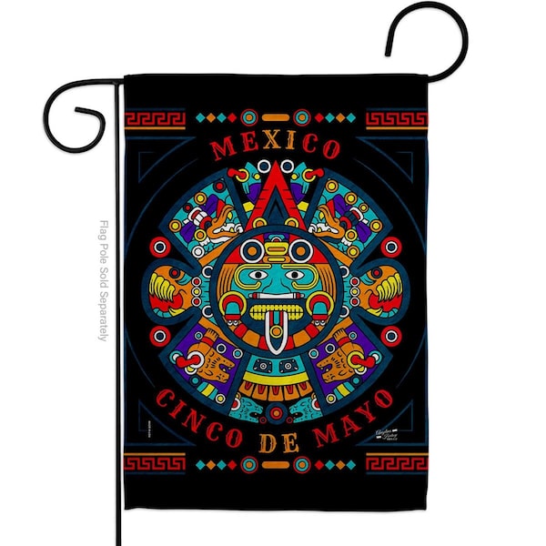 Patio Trasero Feliz Cinco De Mayo Summertime 13 x 18.5 in. Double-Sided Decorative Vertical Garden Flags for - PA3955601