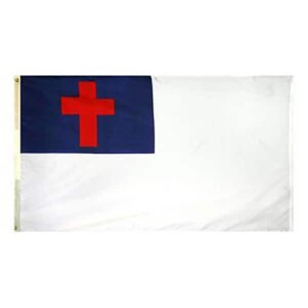 Ss Collectibles 3 ft. x 5 ft. Nyl-Glo Christian Flag Dyed Design - SS2521745