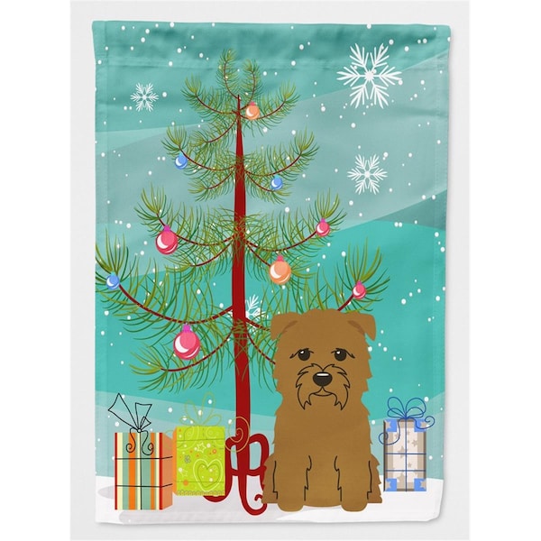 Patioplus Merry Christmas Tree Glen of Imal Tan Flag Garden Size - PA2859288