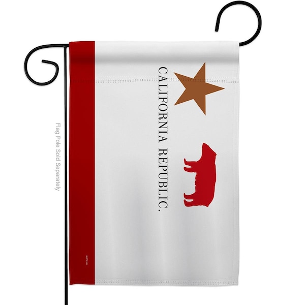 Guarderia 13 x 18.5 in. First Bear American State Garden Flag with Double-Sided - GU3953758
