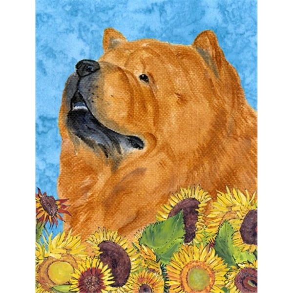 Carolines Treasures 28 x 40 In. Chow Chow Flag Canvas- House Size - SS4135CHF