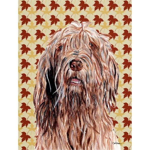 Patioplus Otterhound Fall Leaves Flag Garden Size - PA253276