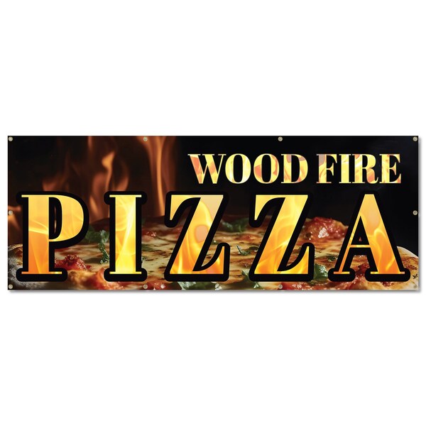 Signmission Pizza, 36 Inch, Banner - B-96-30414
